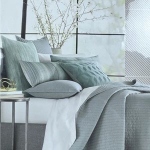 HOTEL COLLECTION KING COVERLET QUILTED DIMENSIONAL  STENCIL